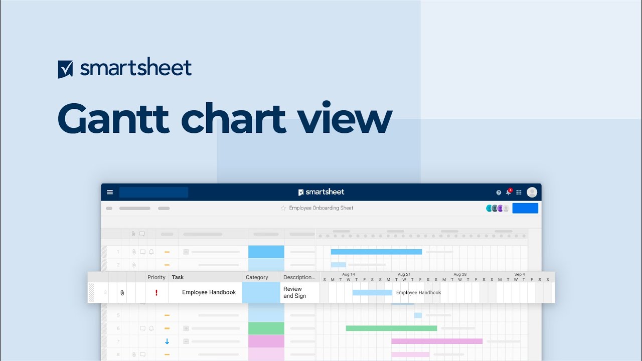 Detail Gantt Chart Smartsheet Template Nomer 13