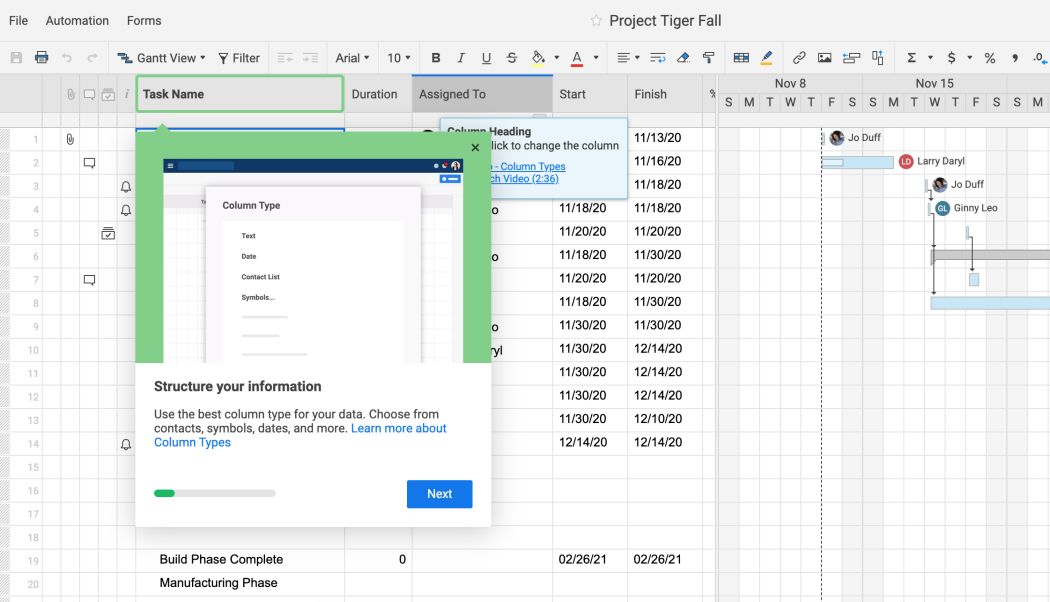 Detail Gantt Chart Smartsheet Template Nomer 21