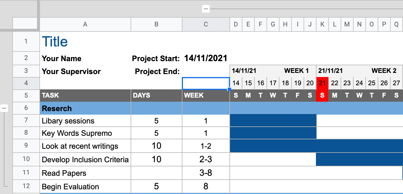 Detail Gantt Chart Template Nomer 43