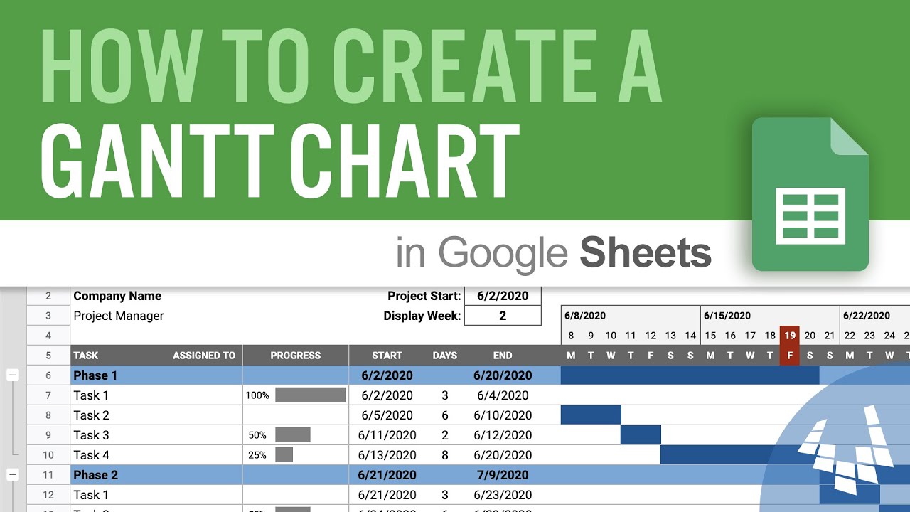 Detail Gantt Chart Template Google Sheets Nomer 9