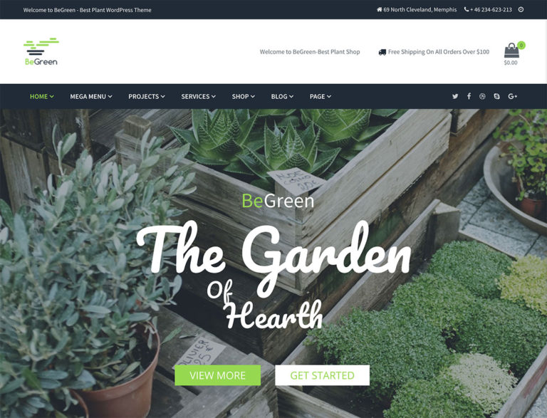 Detail Garden Template Wordpress Nomer 2