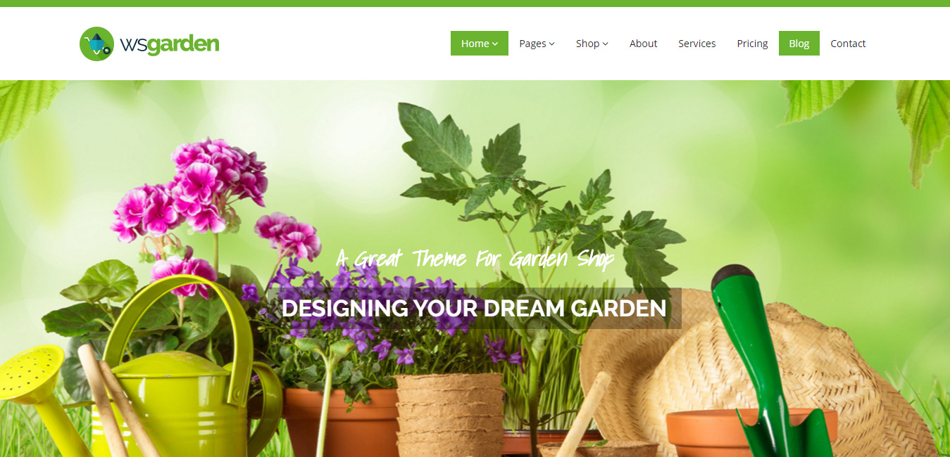 Detail Garden Template Wordpress Nomer 16