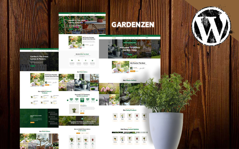 Detail Garden Template Wordpress Nomer 21