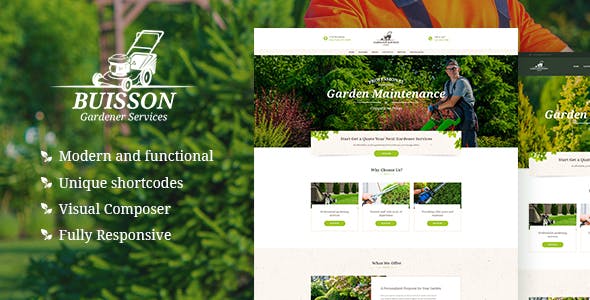 Detail Garden Template Wordpress Nomer 27
