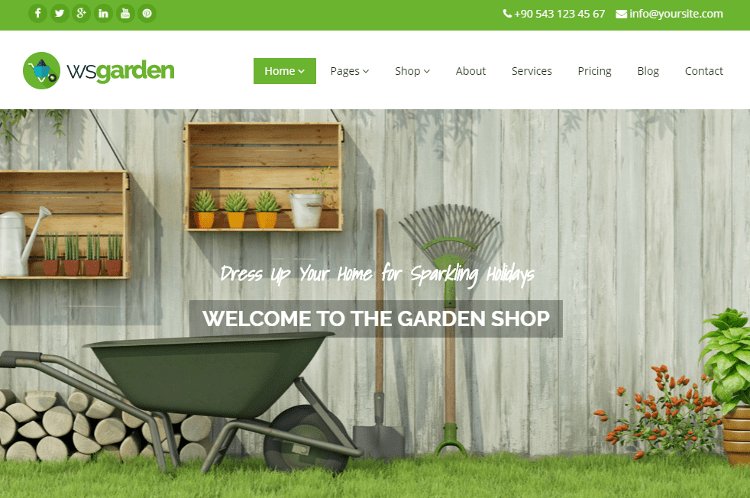 Detail Garden Template Wordpress Nomer 29