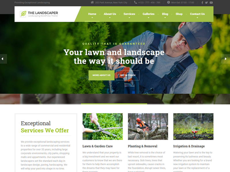 Detail Garden Template Wordpress Nomer 35