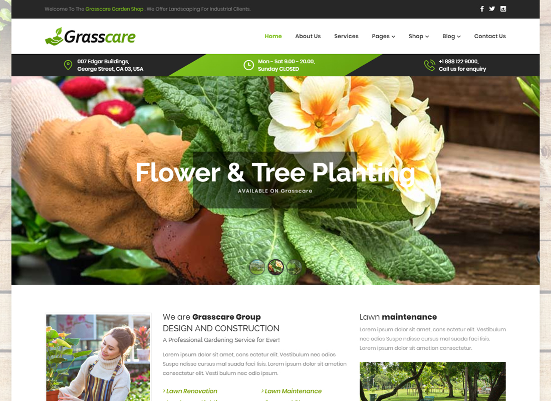 Detail Garden Template Wordpress Nomer 40