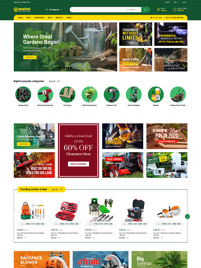 Detail Garden Template Wordpress Nomer 48