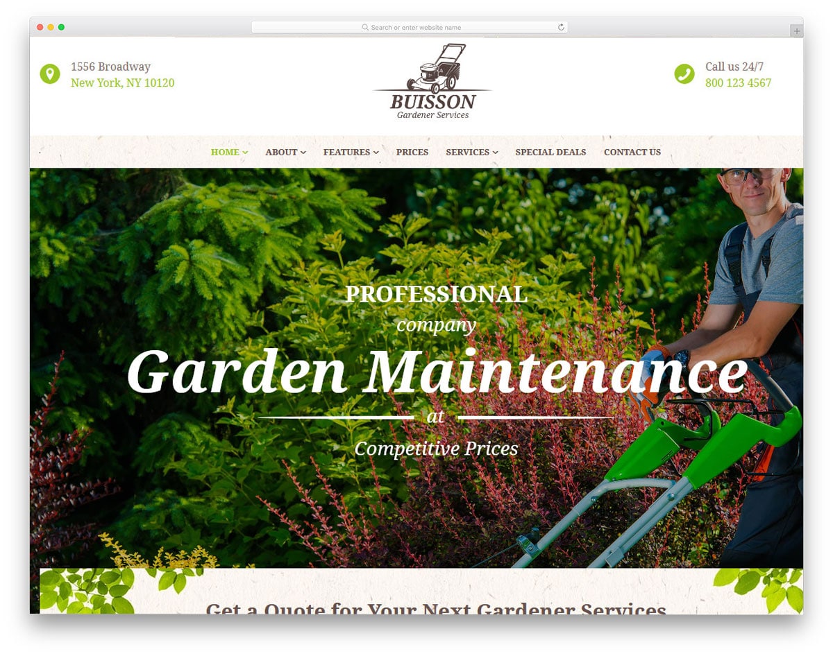 Detail Garden Template Wordpress Nomer 49