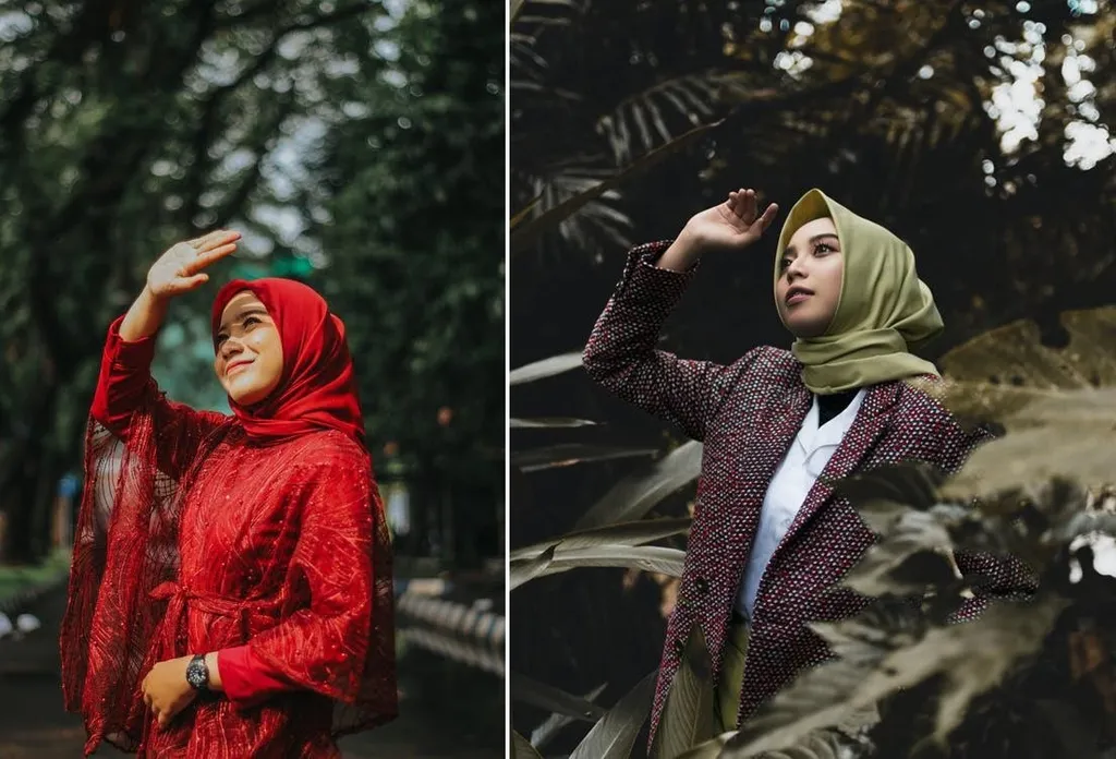 Detail Gaya Berfoto Yang Keren Untuk Wanita Berhijab Nomer 4