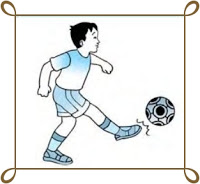 Detail Gaya Menyepak Bola Gambar Kartun Nomer 4