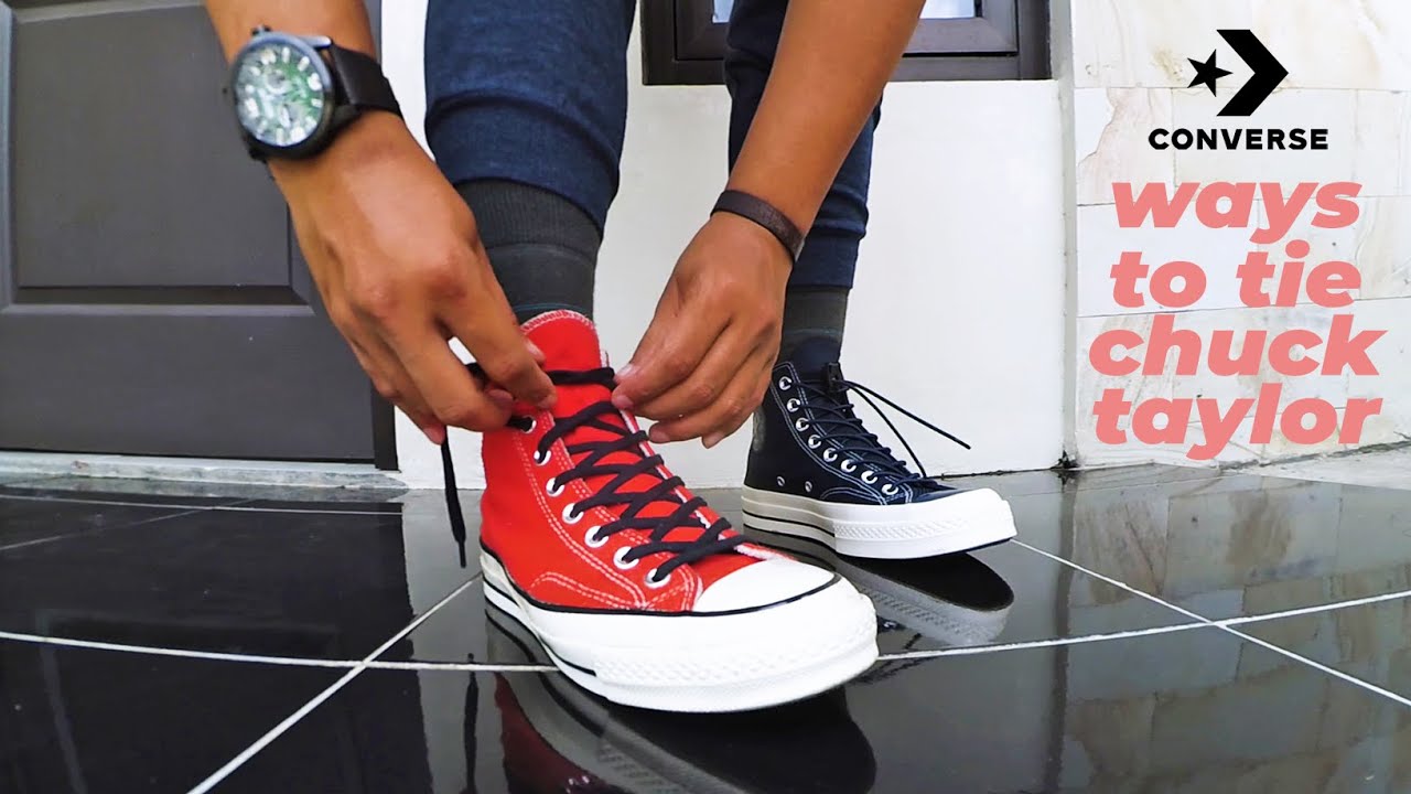 Detail Gaya Tali Sepatu Converse Nomer 23