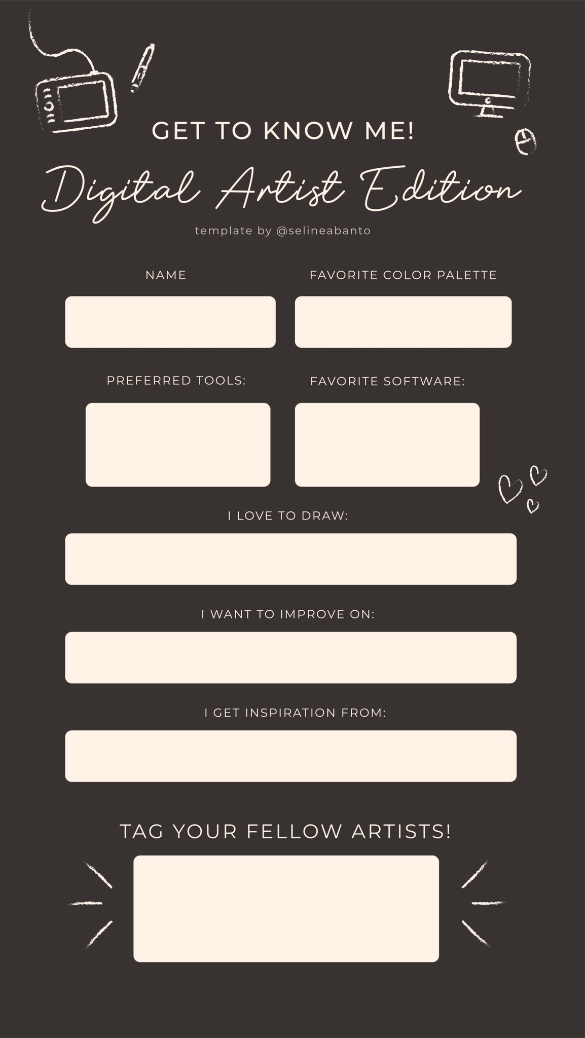 Detail Get To Know Me Template Nomer 37