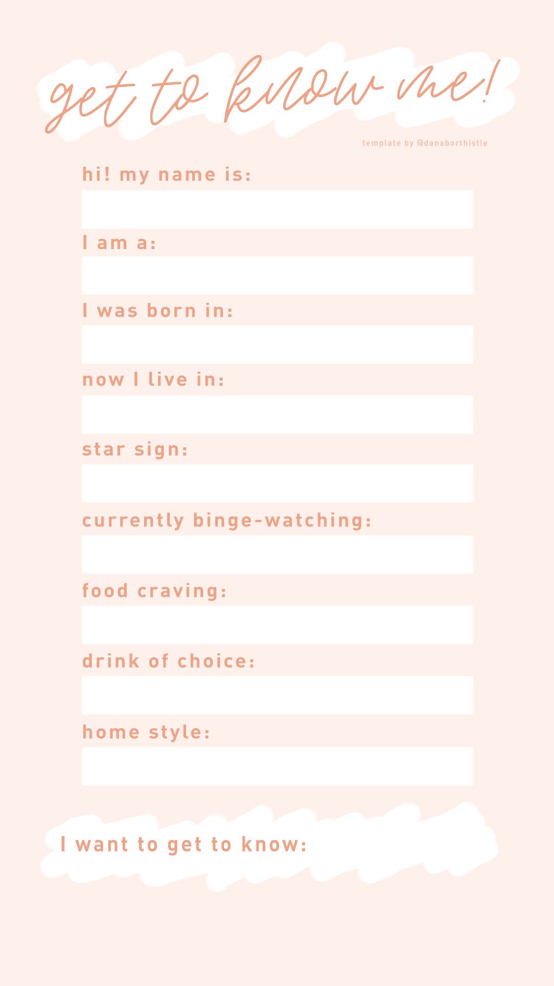 Detail Get To Know Me Template Nomer 7