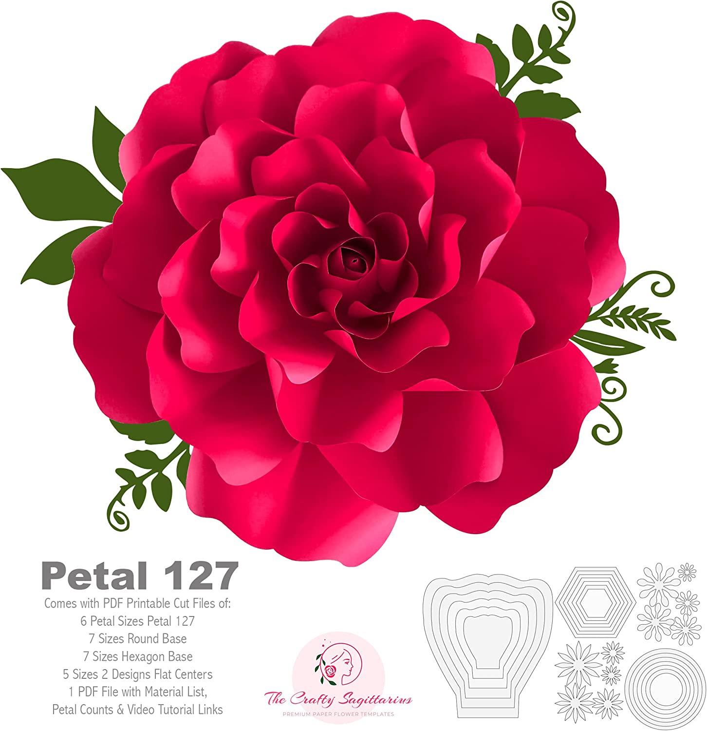 Detail Giant Rose Template Nomer 40