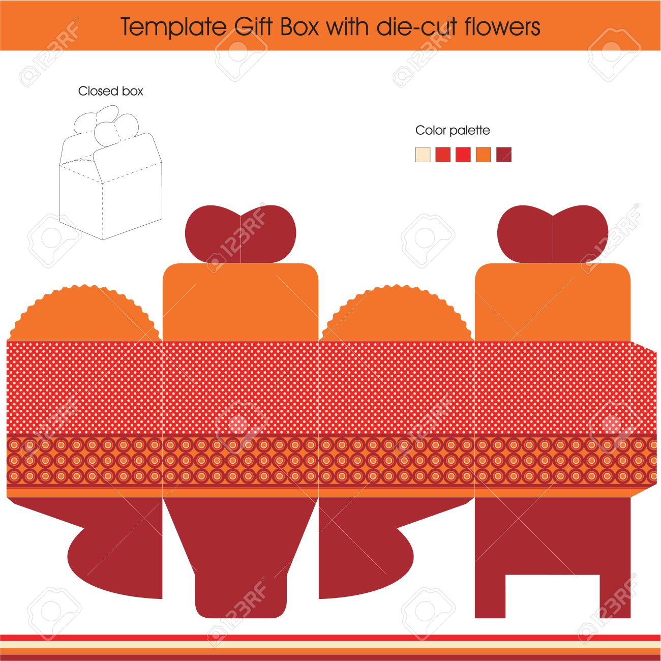 Detail Gift Box Template Nomer 28