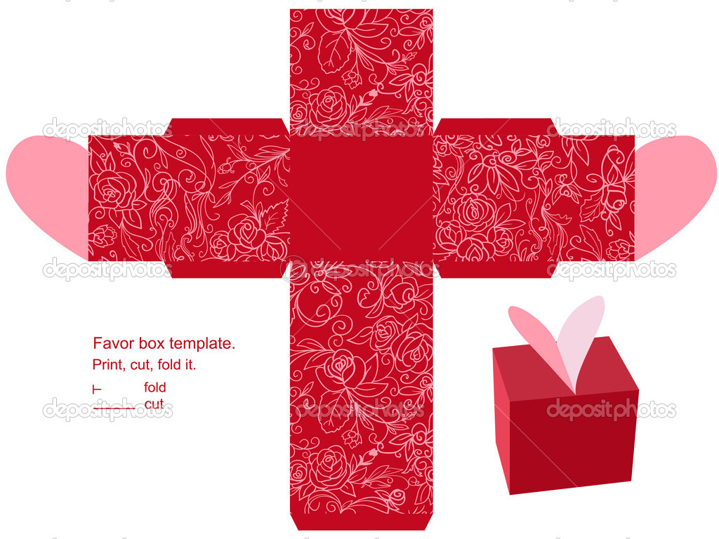 Detail Gift Box Template Nomer 39