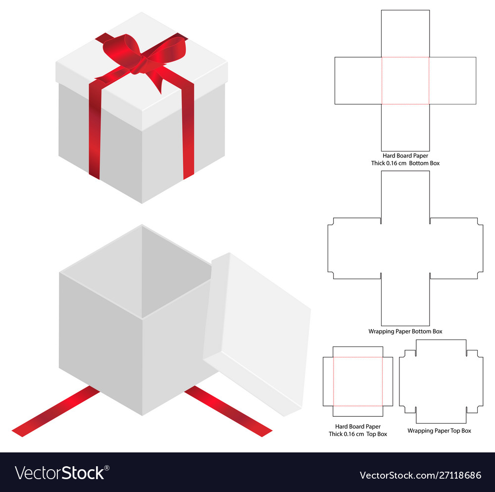 Detail Gift Box Template Nomer 8