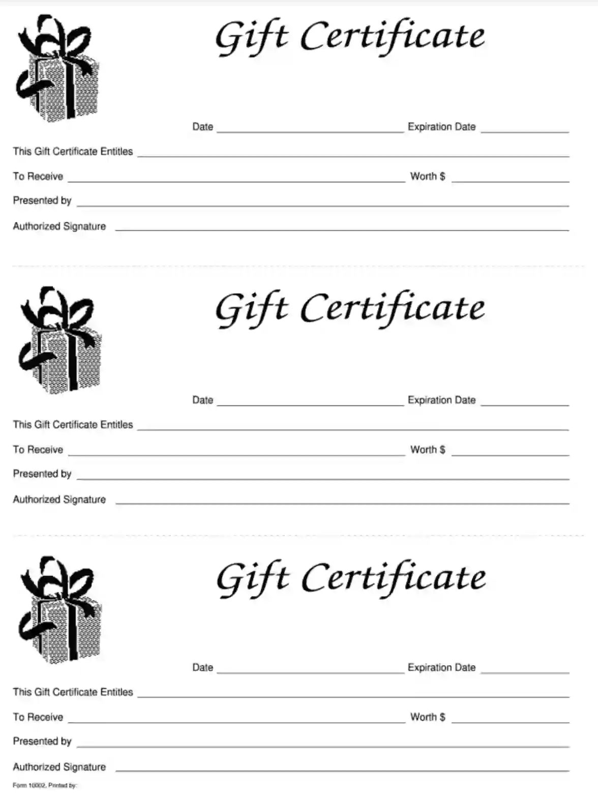 Detail Gift Card Template Nomer 21