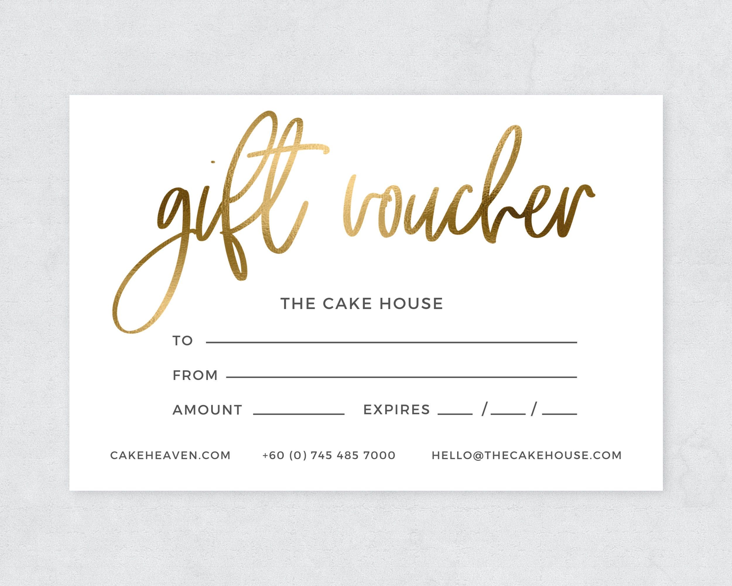 Detail Gift Card Template Nomer 4