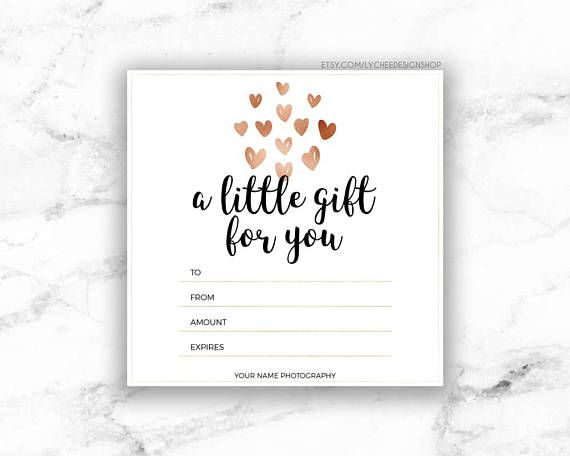 Detail Gift Card Template Nomer 45