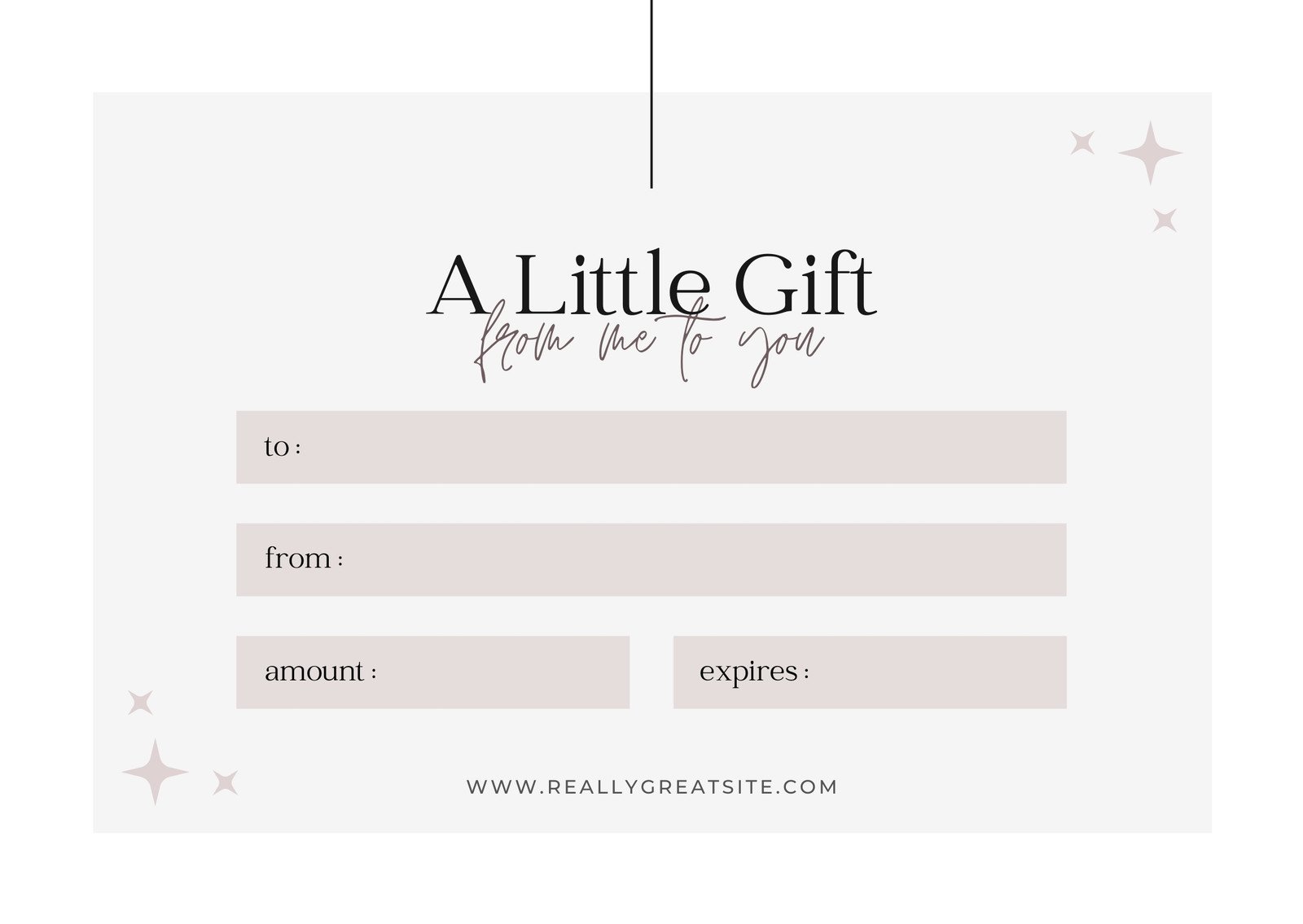 Detail Gift Card Template Nomer 6