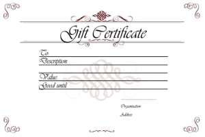 Detail Gift Certificate Template Pages Nomer 11