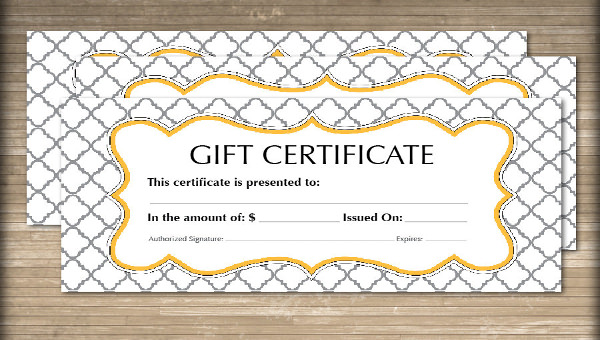 Detail Gift Certificate Template Pages Nomer 14