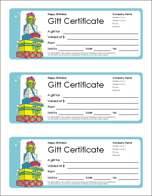 Detail Gift Certificate Template Pages Nomer 17