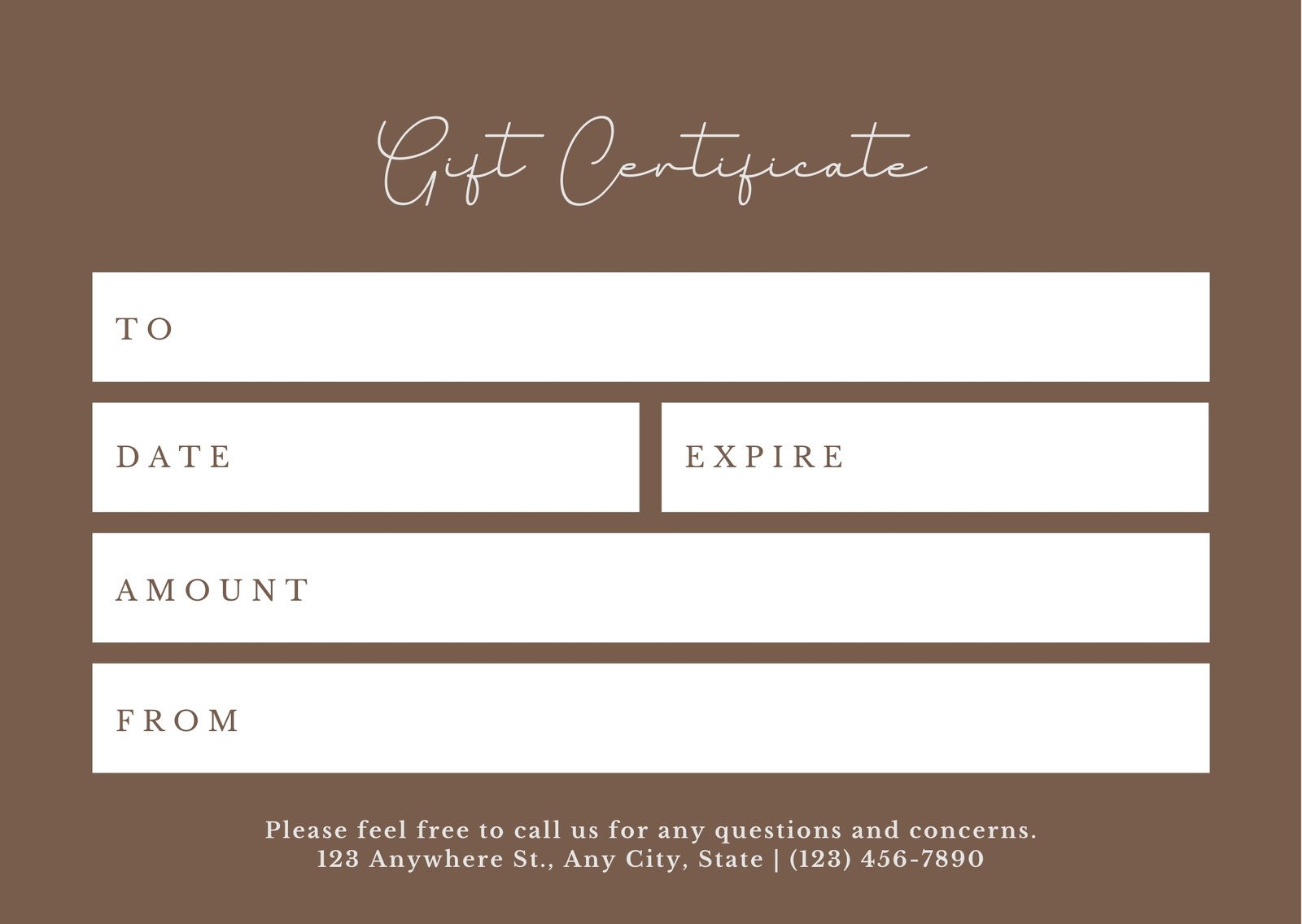 Detail Gift Certificate Template Pages Nomer 33