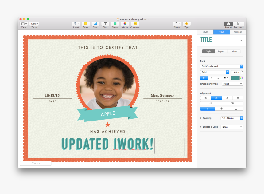 Detail Gift Certificate Template Pages Nomer 39