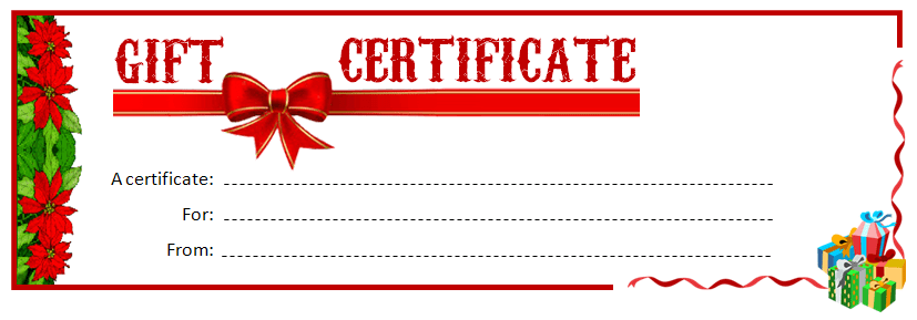 Detail Gift Certificate Template Pages Nomer 5