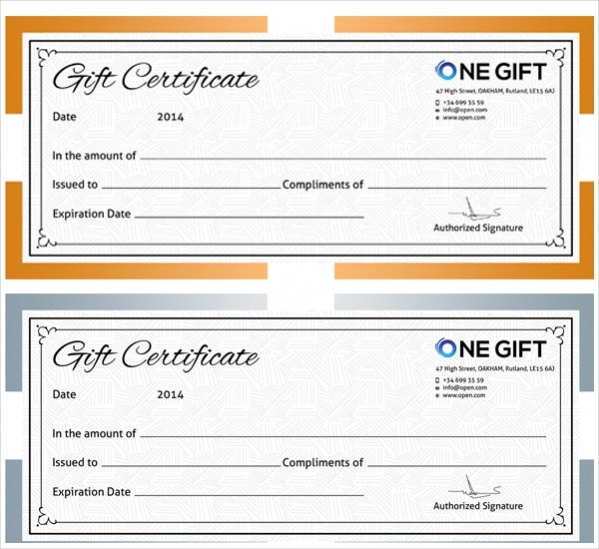 Detail Gift Certificate Template Pages Nomer 41