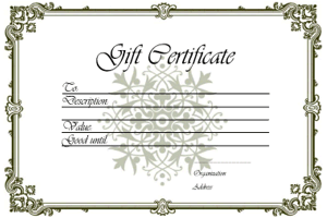 Detail Gift Certificate Template Pages Nomer 6