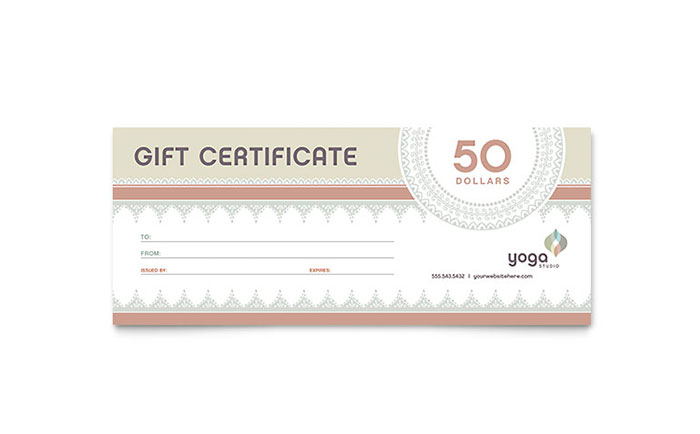 Detail Gift Certificate Template Pages Nomer 53