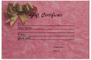 Detail Gift Certificate Template Pages Nomer 54