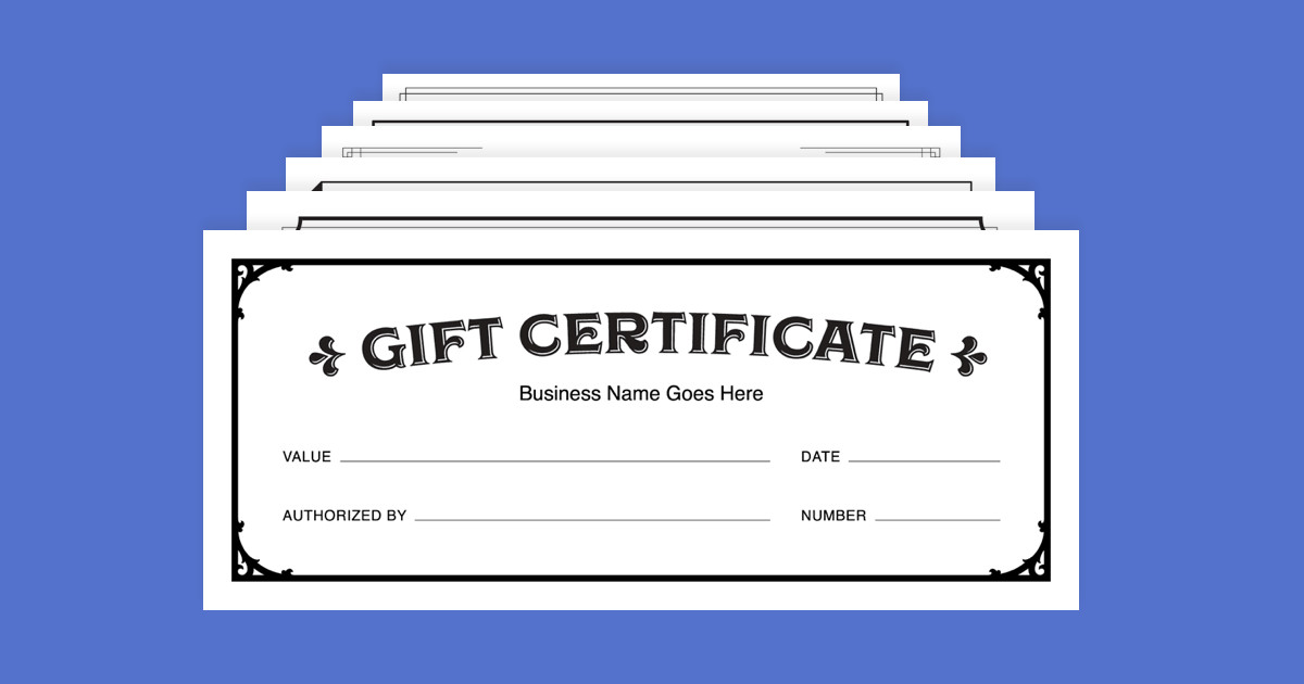 Detail Gift Certificate Template Pages Nomer 7