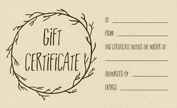 Detail Gift Certificate Template Pages Nomer 10