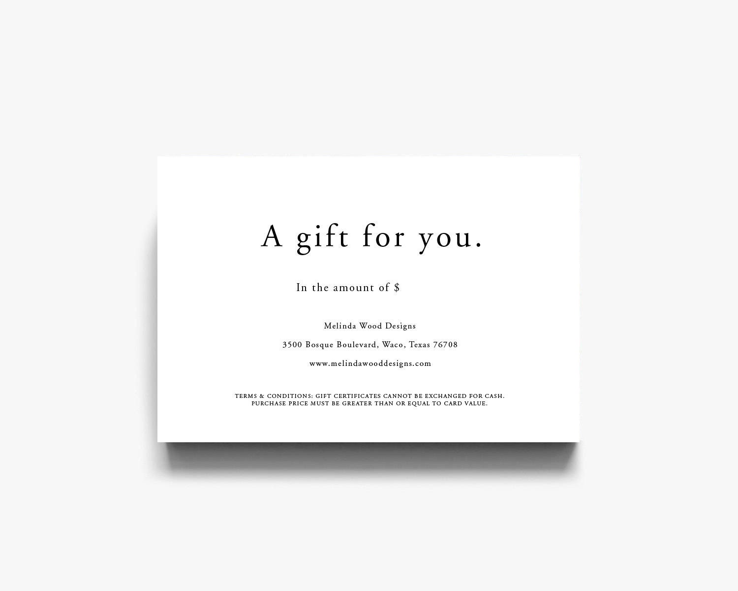 Detail Gift Certificate Template Word Nomer 22