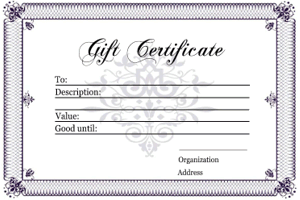 Detail Gift Certificate Template Word Nomer 29