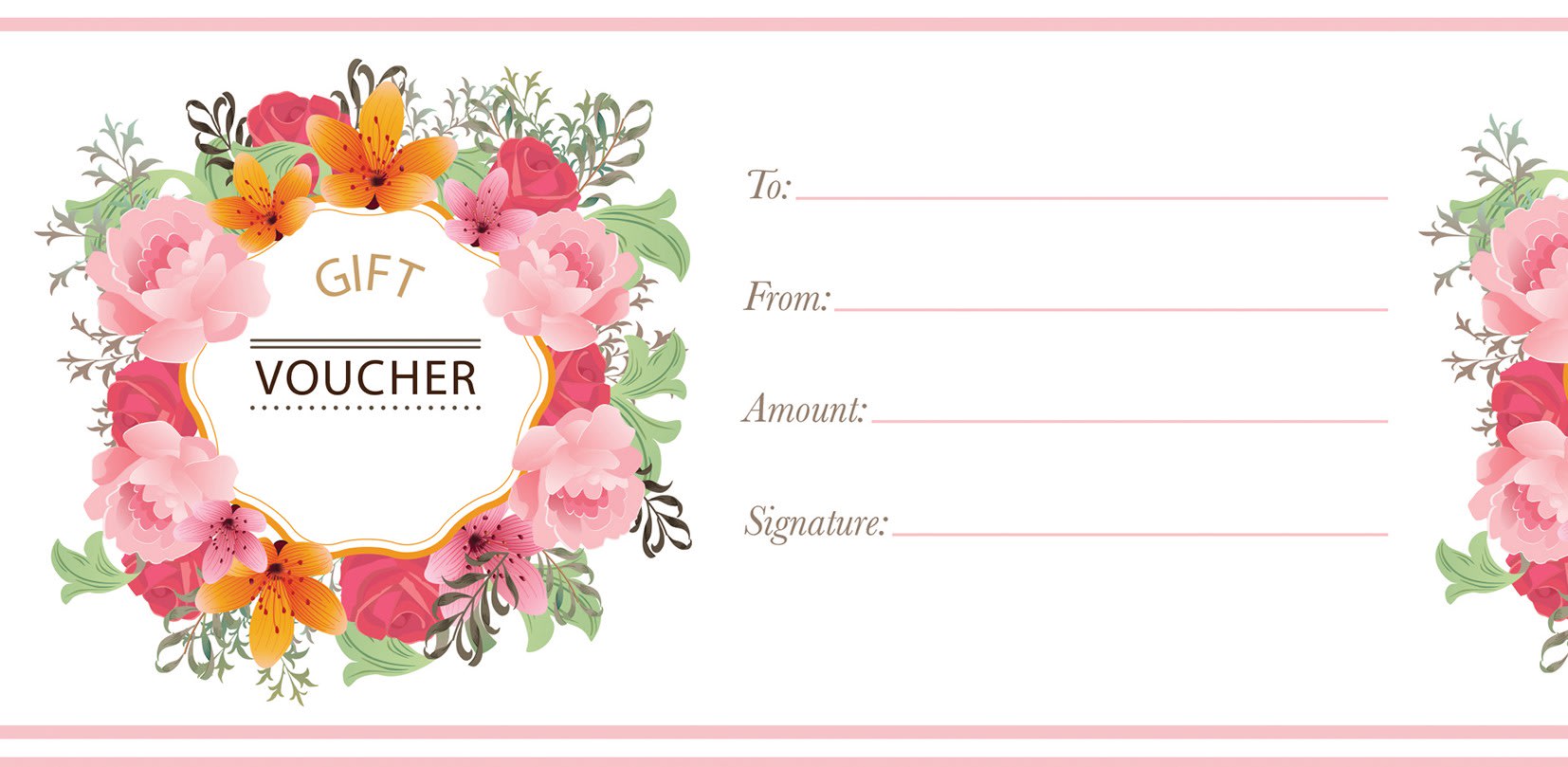 Detail Gift Voucher Template Nomer 36