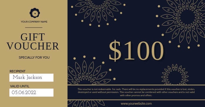 Detail Gift Voucher Template Nomer 47