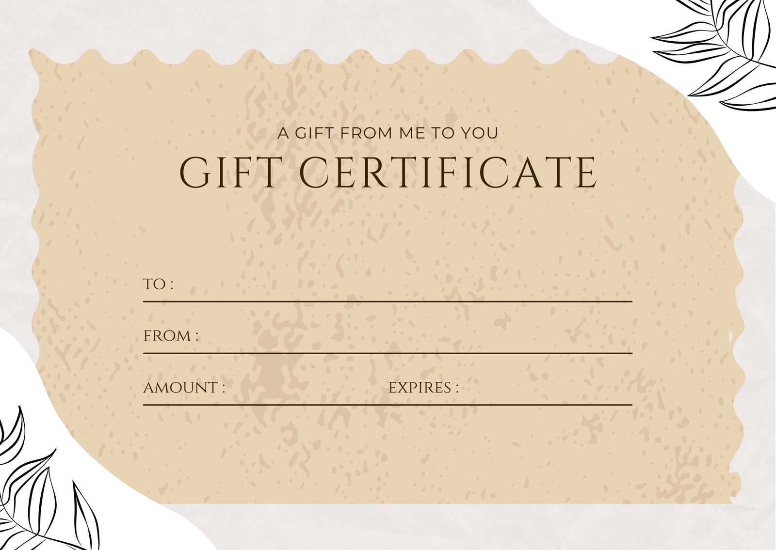 Detail Gift Voucher Template Nomer 57