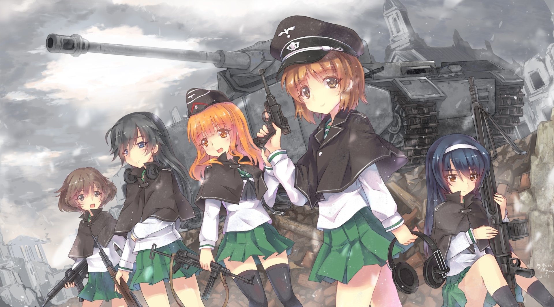 Detail Girls Und Panzer Wallpaper Nomer 2