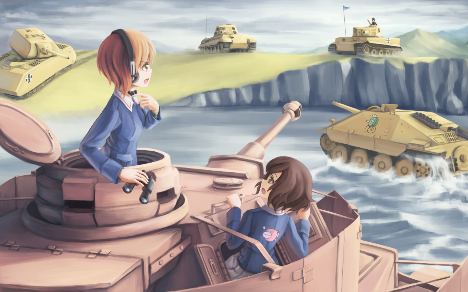 Detail Girls Und Panzer Wallpaper Nomer 15