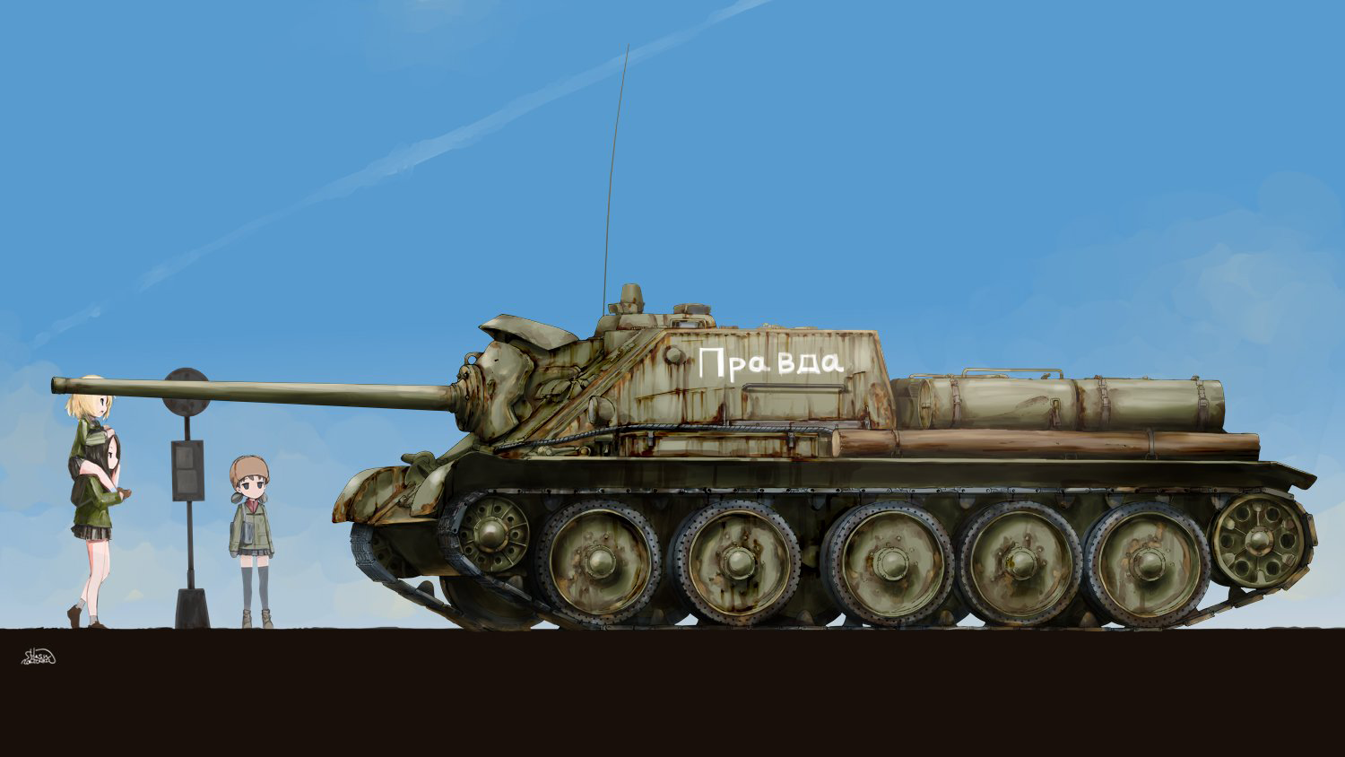 Detail Girls Und Panzer Wallpaper Nomer 18