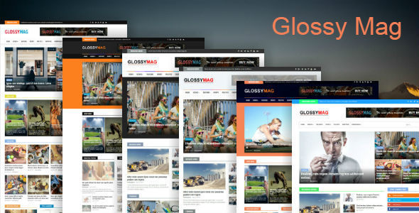 Glossy Mag Blogger Template - KibrisPDR