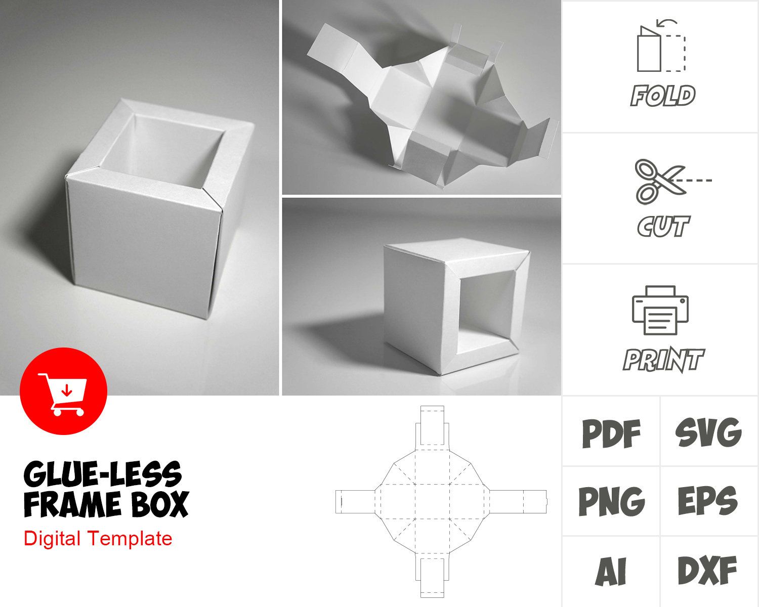 Glueless Box Template 52 Koleksi Gambar Glueless Box Template 52 Koleksi Gambar