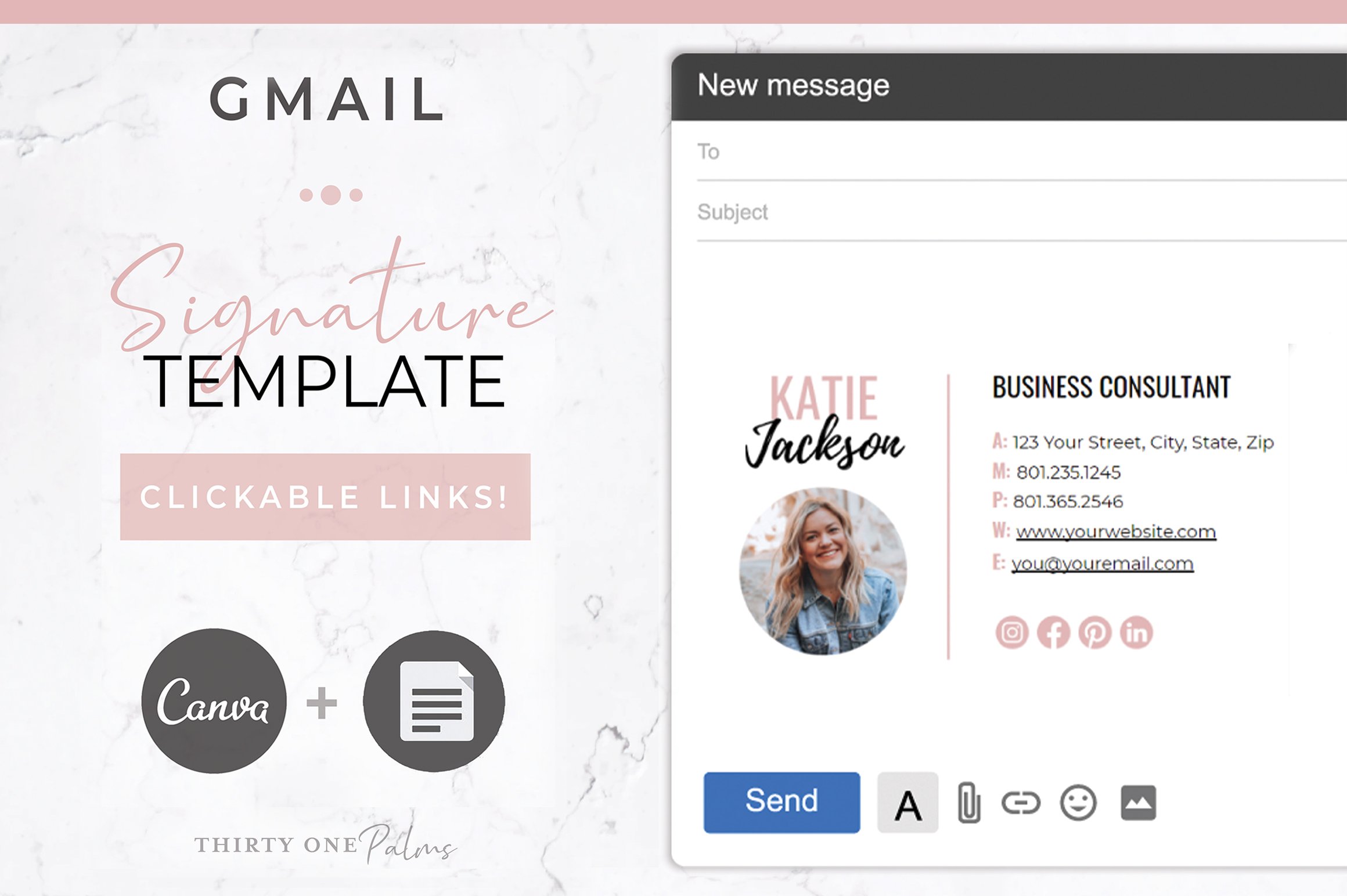 Detail Gmail Signature Template Nomer 25