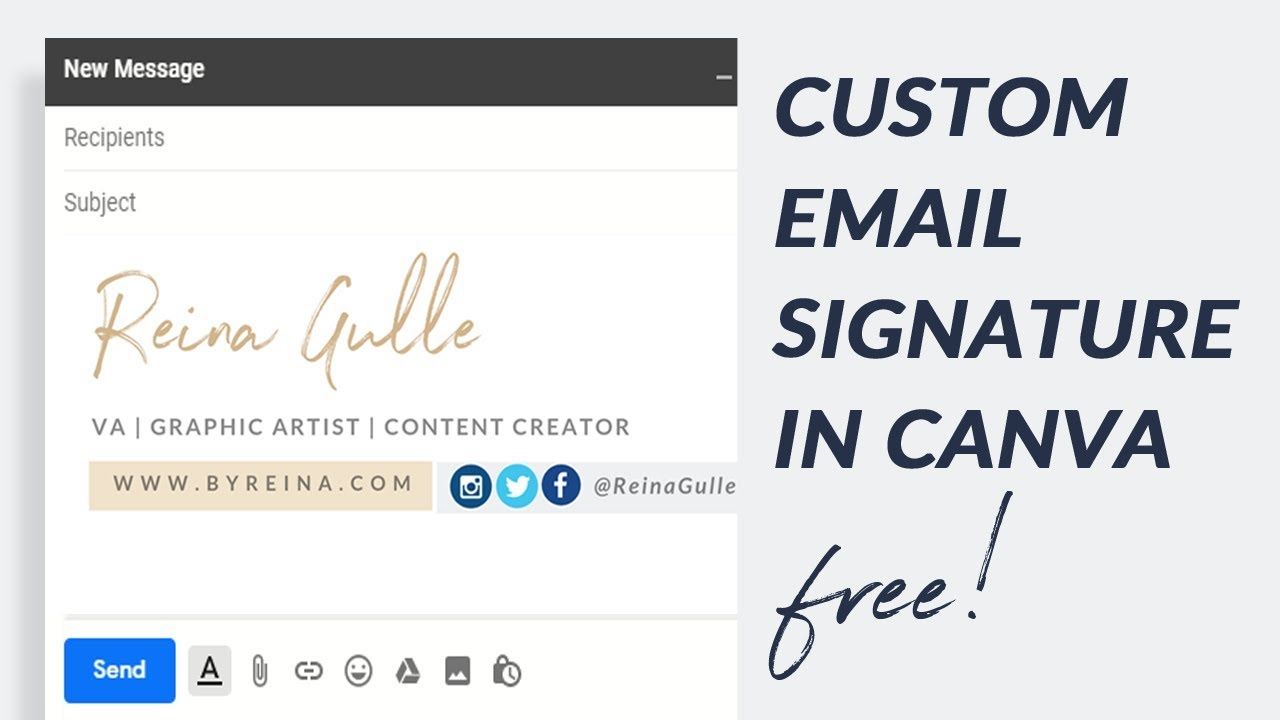 Detail Gmail Signature Template Nomer 37